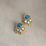 Blue Stud Earrings