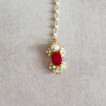 Carmen Fuchsia Pearl Necklace Set - Ahseya & Co