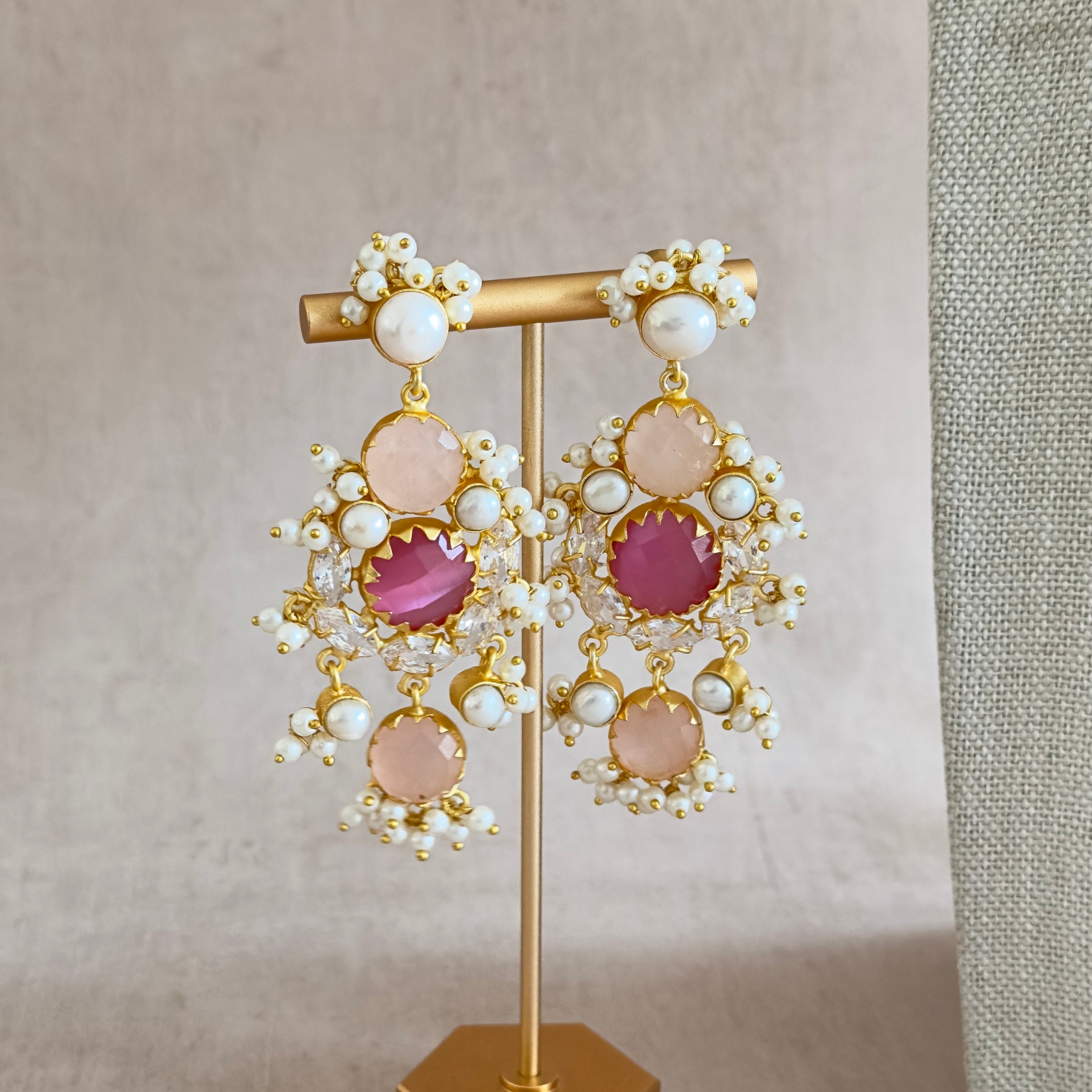 Erina Pink Choker Set - Ahseya & Co