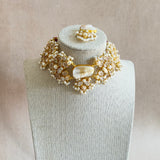 Irum Rose Pearl Choker Set
