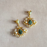 Twinkle Green Drop Earrings