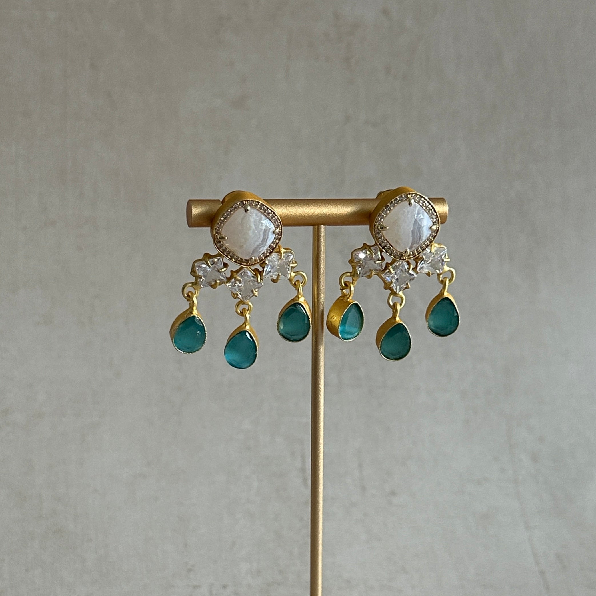Lorená Blue Drop Earrings - Ahseya & Co.