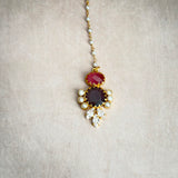 Areej Pink Purple Necklace Set