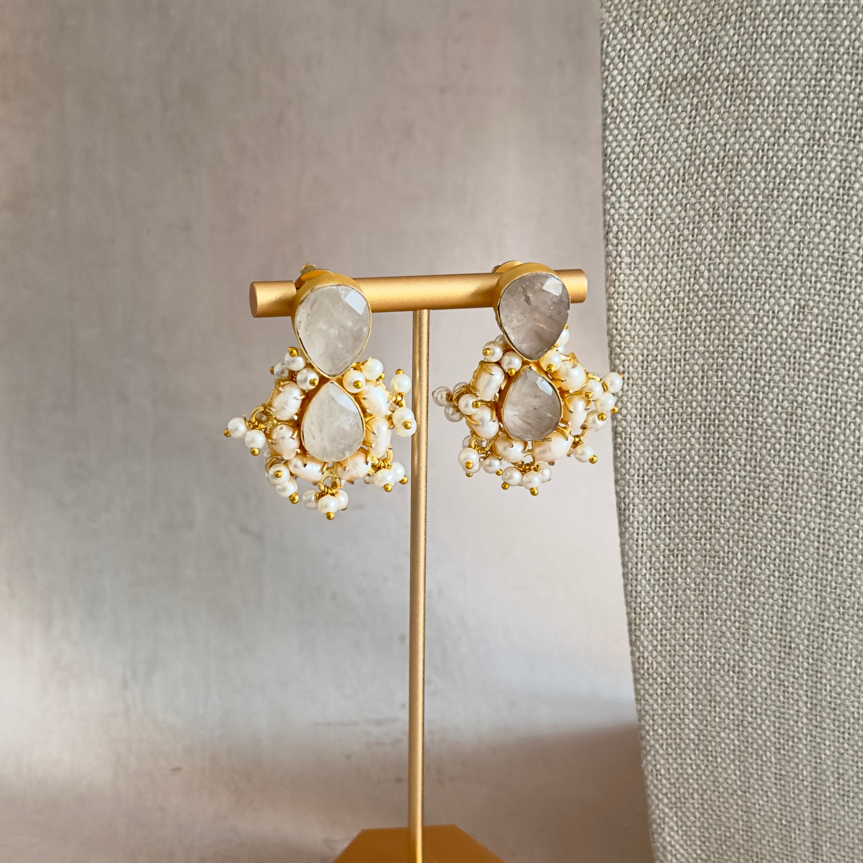 Mariam Crystal Necklace Set - Ahseya & Co