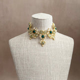 Lilia Green Crystal Necklace Set