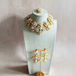 Vayda Crystal Necklace Set - Ahseya & Co