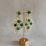 Florence Green Crystal Tikka Set