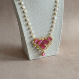 Kinza Pink Pearl Mala Set