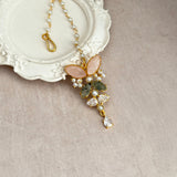 Meherin Olive Pink Choker Set