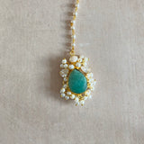 Juliet Green Pearl Crystal Choker Set