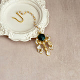 Vinnie Emerald Green Crystal Necklace Set
