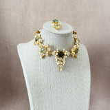 Miah Olive Choker Set