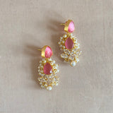 Luna Pink Drop Earrings