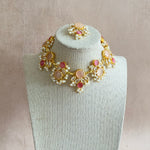Dilnaz Pink Necklace Set - Ahseya & Co