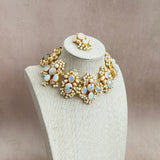 Vayda Crystal Necklace Set - Ahseya & Co