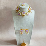 Nadine Lilac Necklace Set - Ahseya & Co