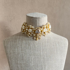 Khawla Pearl Choker Set - Ahseya & Co