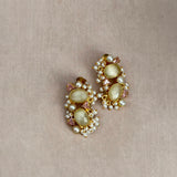 Sia Grey Crystal Stud Earrings