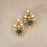 Zohra Dalmatian Pearl Stud Earrings