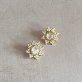 Starry White Crystal Studs - Ahseya & Co