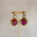 Tala Purple Drop Earrings - Ahseya & Co
