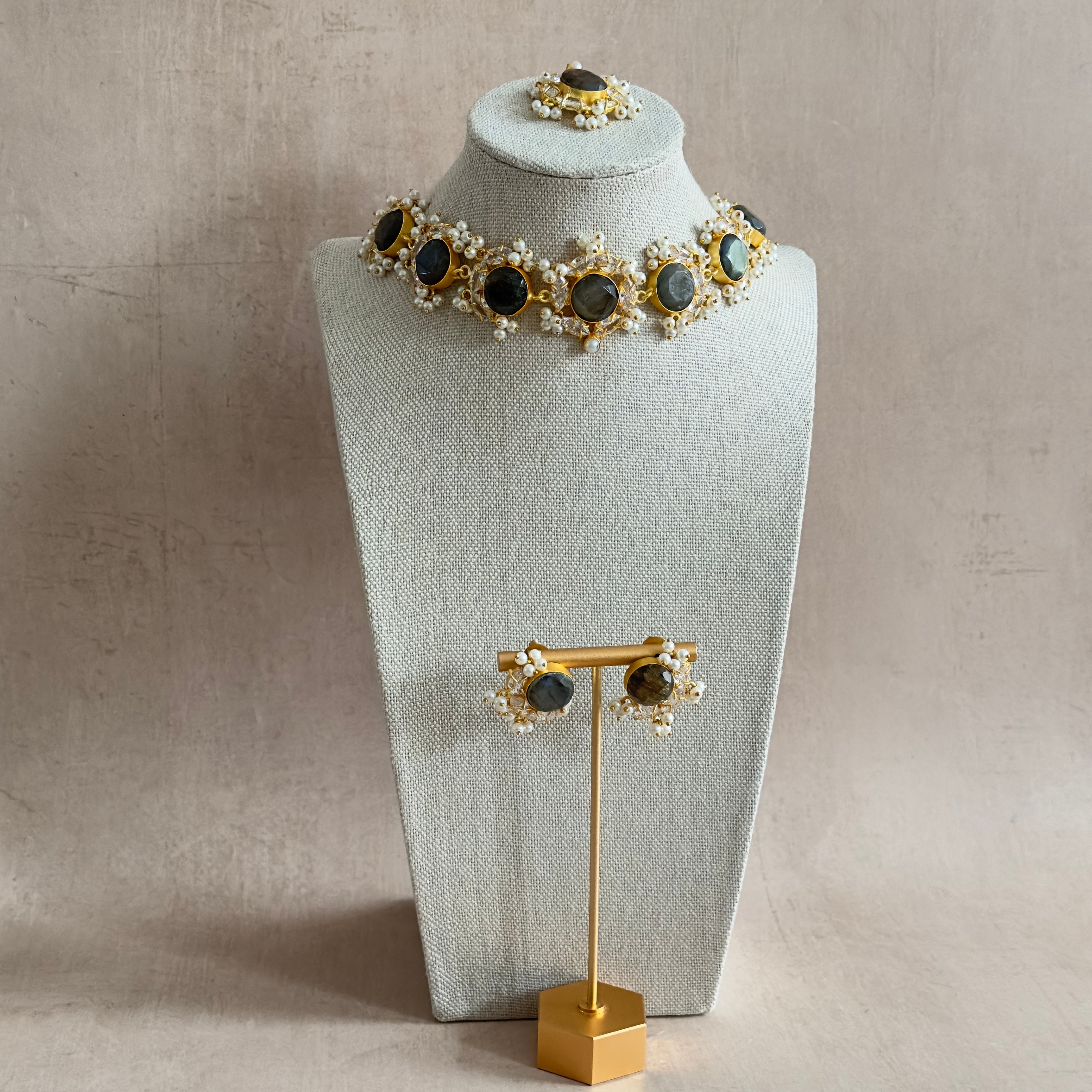 Suki Crystal Choker Set - Ahseya & Co