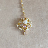 Kiara Pink Pearl Necklace Set