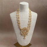 Siena Pink Kundan Mala Set