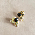 Eliza Black Stud Earrings - Ahseya & Co