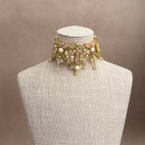 Meherin Olive Pink Choker Set