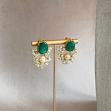Carmen Green Pearl Necklace Set - Ahseya & Co