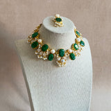 Carmen Green Pearl Necklace Set - Ahseya & Co
