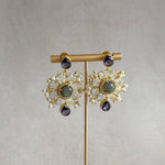 Ghazal Purple Drop Earrings - Ahseya & Co