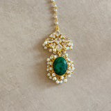 Melina Green Crystal Choker Set