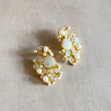 Selah Pearl Crystal Studs