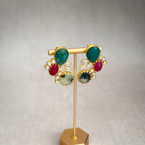 Areej Green Pink Necklace Set