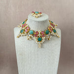 Leona Jade Crystal Necklace Set - Ahseya & Co