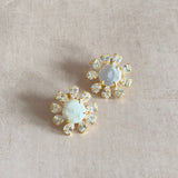 Flora Pearl Stud Earrings
