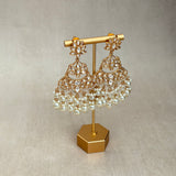 Elmina Pearl Kundan Drop Earrings
