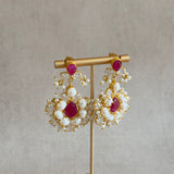 Cassia Pink Drop Earrings