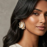 Zuri Pearl Stud Earrings - Ahseya & Co