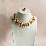 Elouise Espresso Necklace Set - Ahseya & Co