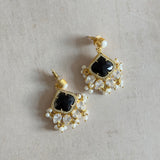 Black Pearl Drop Earrings