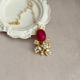 Safa Fuchsia Kundan Choker Set