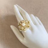 Kiara Grey Pearl Ring