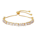 Paris Gold Crystal Bracelet - Ahseya & Co