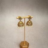 Rome Gold Jhumka Earrings