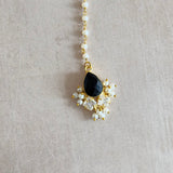 Lillie Black Crystal Necklace Set - Ahseya & Co