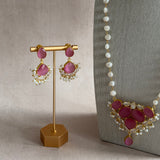 Kinza Pink Pearl Mala Set