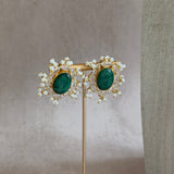 Melina Green Crystal Choker Set